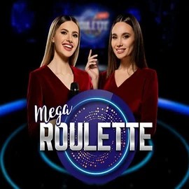 Mega Roulette game by Pragmatic Play – logo hosted on BetPanda Casino